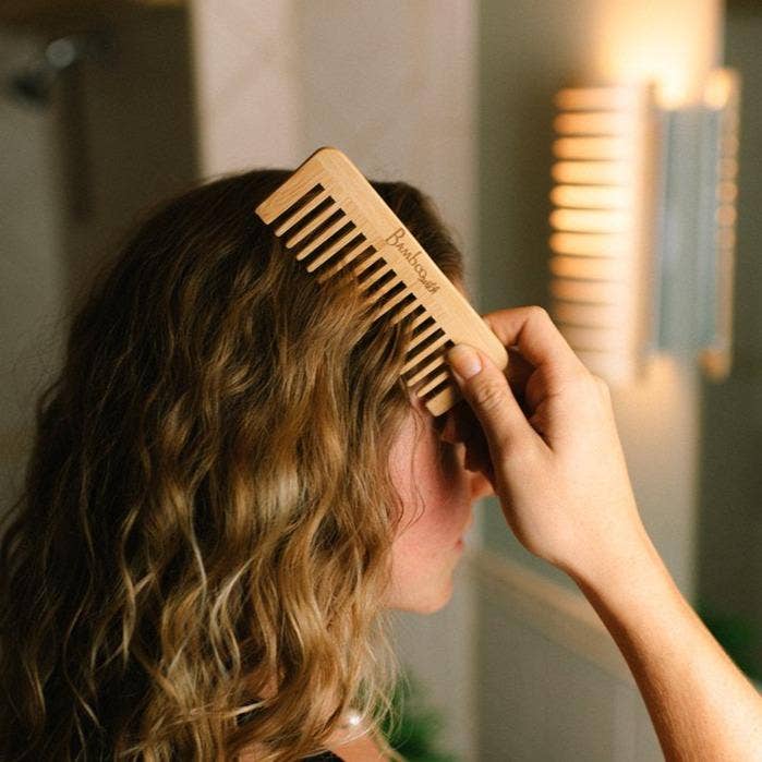 Bamboo Wide Tooth Comb | Haircare Bestseller