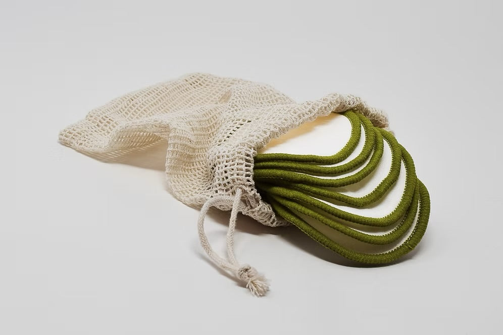 Searl Soap Co. Cotton Facial Rounds with Laundry Bag