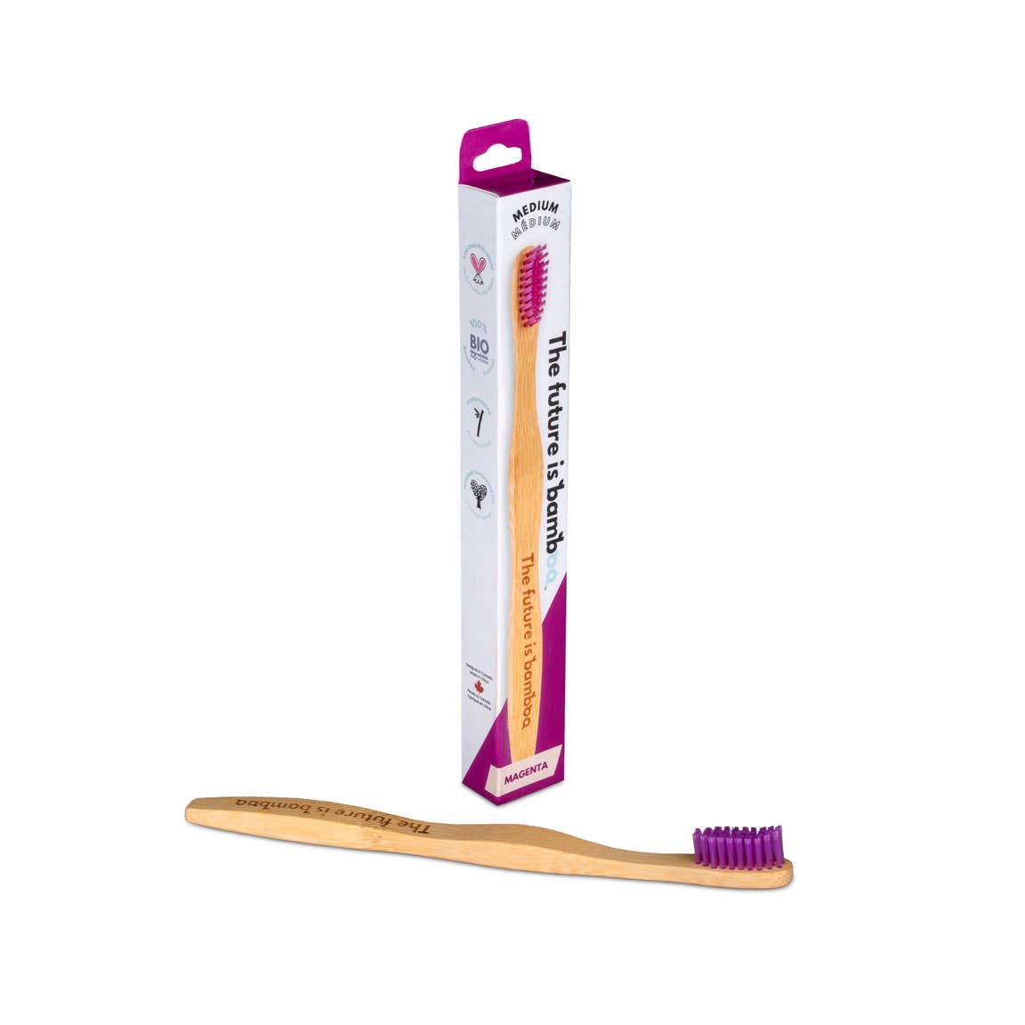 Medium Adult Bamboo Toothbrushes