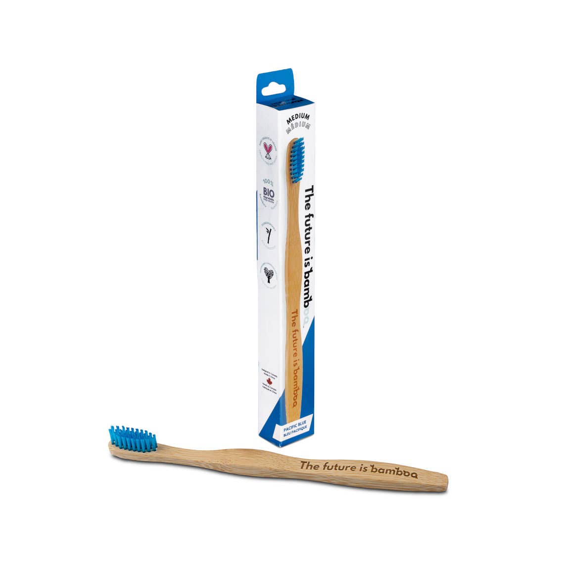 Medium Adult Bamboo Toothbrushes