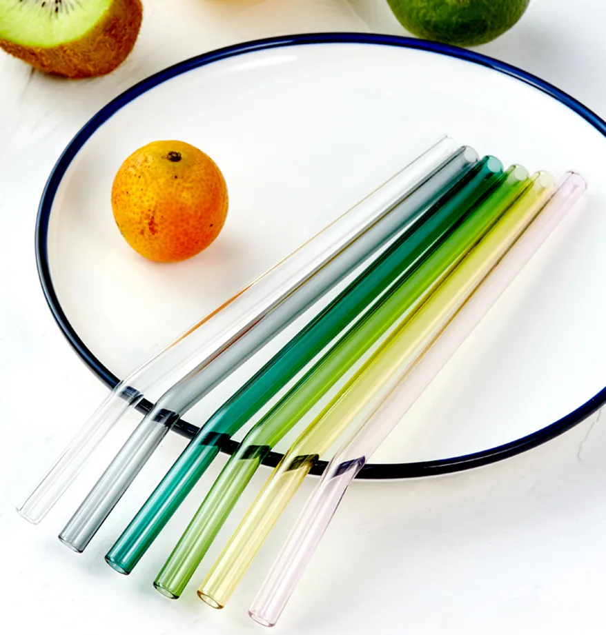 Glass Straw - Bent -180x8mm