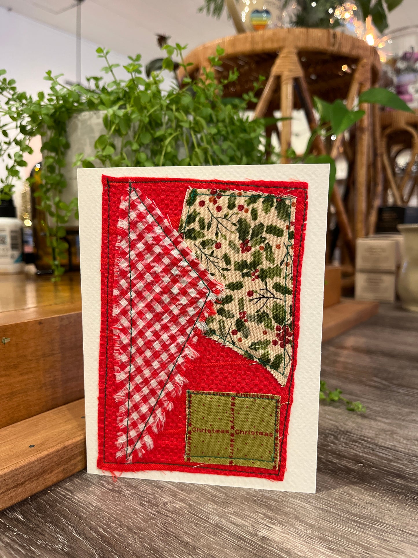 Locally Made Scrap Fabric Cards & Gift Tags