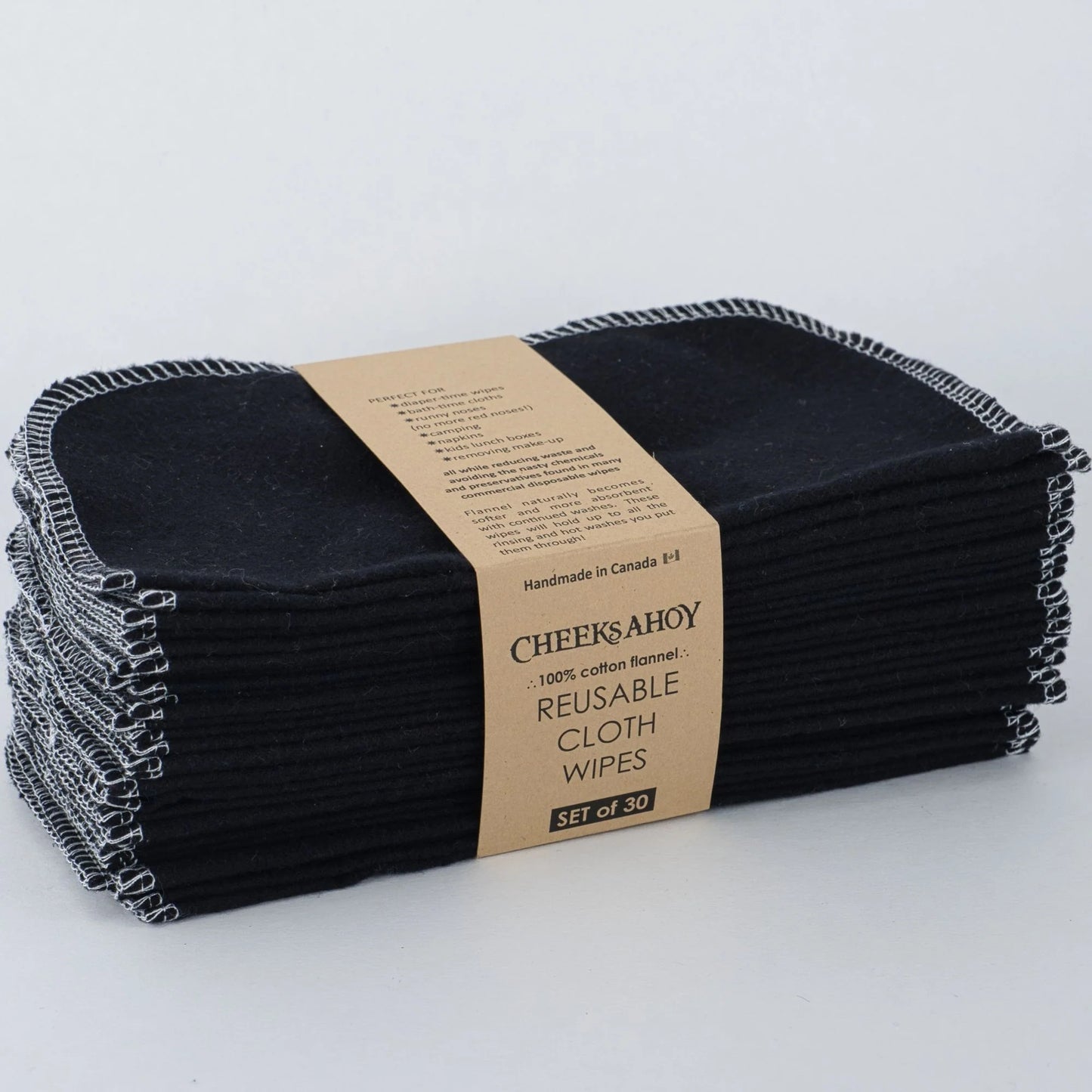 Reusable Cloth Wipes- 30 pack