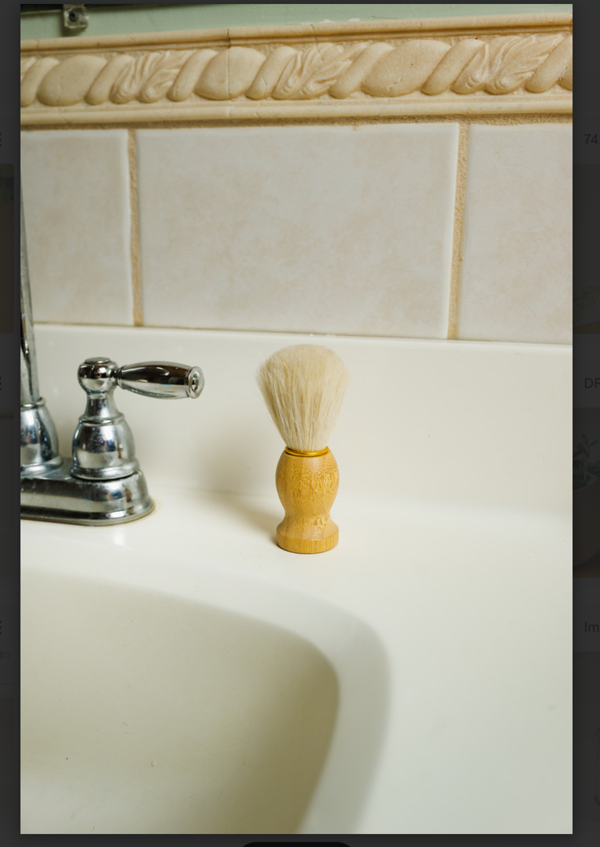 Natural Bristle Shave Brush