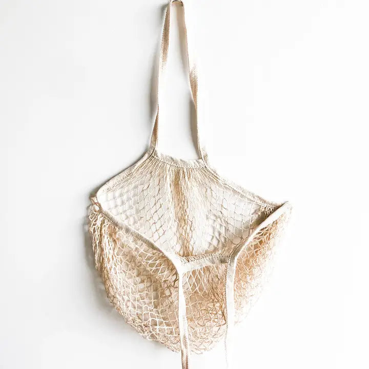 Eco-Friendly Cotton Net Market Tote – Reusable & Organic