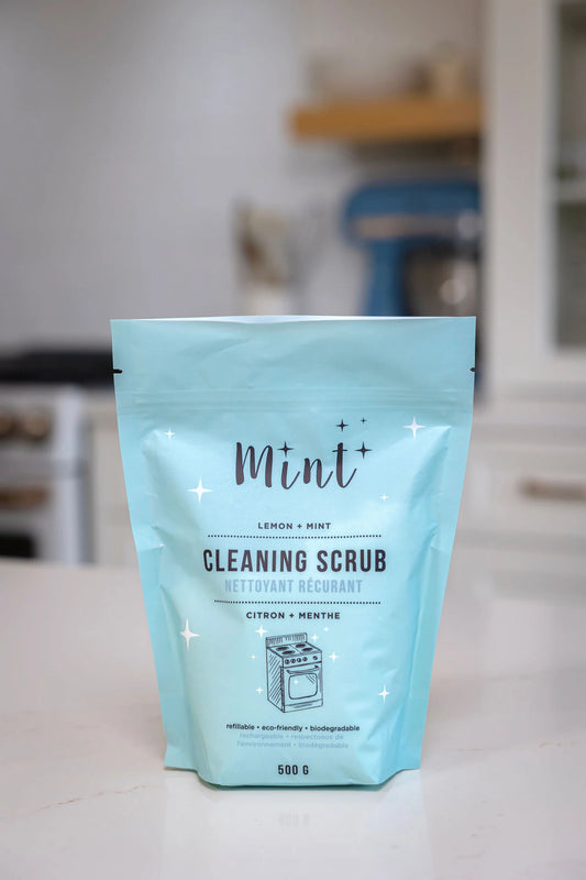 Mint Cleaning Scrub, 500g bag- Refillable