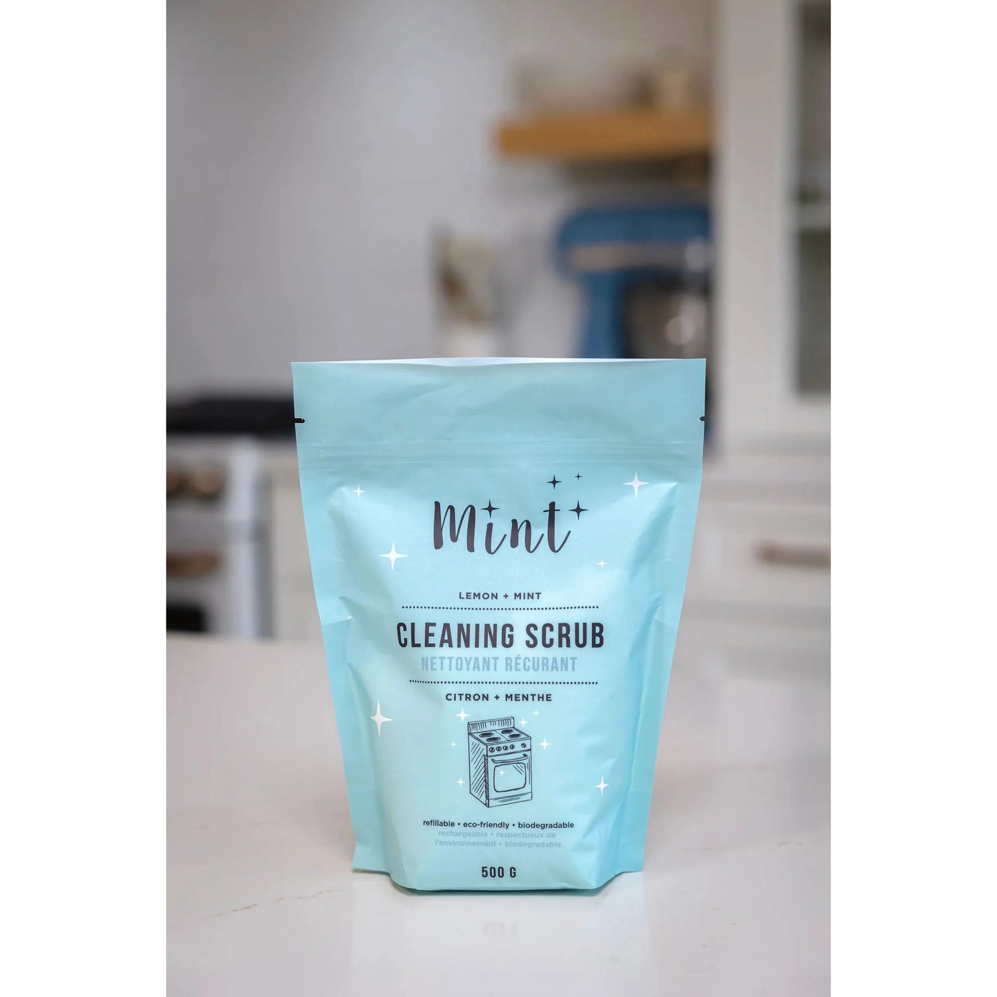 Mint Cleaning Scrub, 500g bag- Refillable