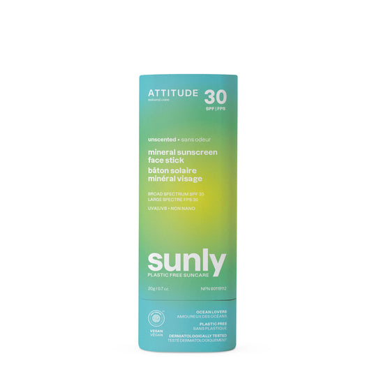 Sunly Mineral Sunscreen Face Stick (Unscented)