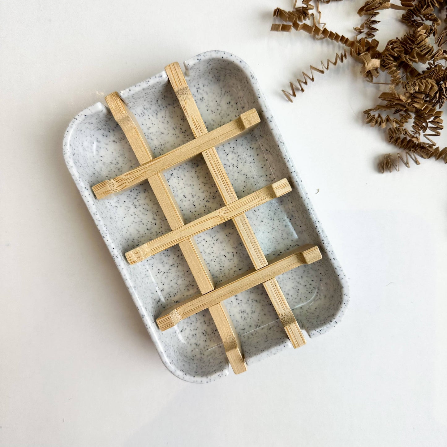 Biodegradable Bamboo and Starch Soap Dish