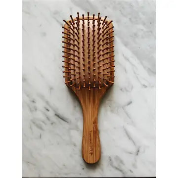 100% Biodegradable Bamboo Paddle Hair Brush