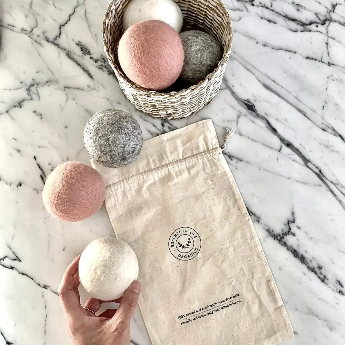 100% Organic Wool Dryer Ball