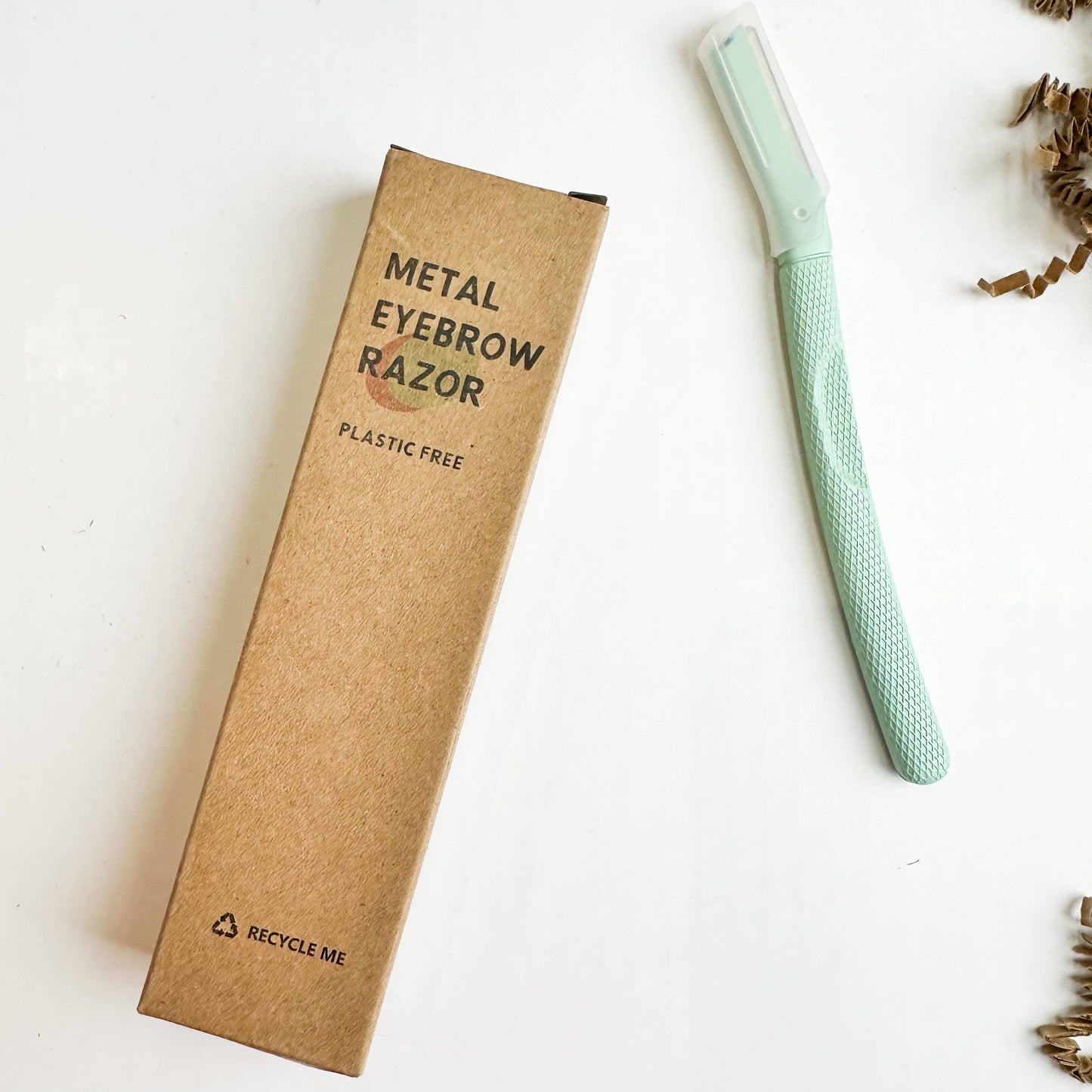 Plastic Free Reusable Metal Eyebrow Razor