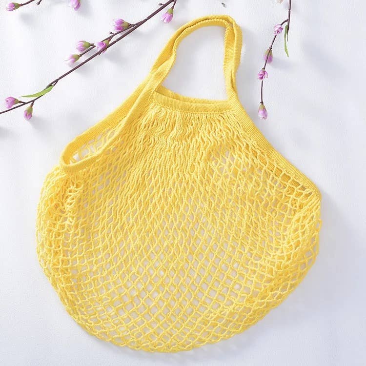 Eco-Friendly Cotton Net Market Tote – Reusable & Organic
