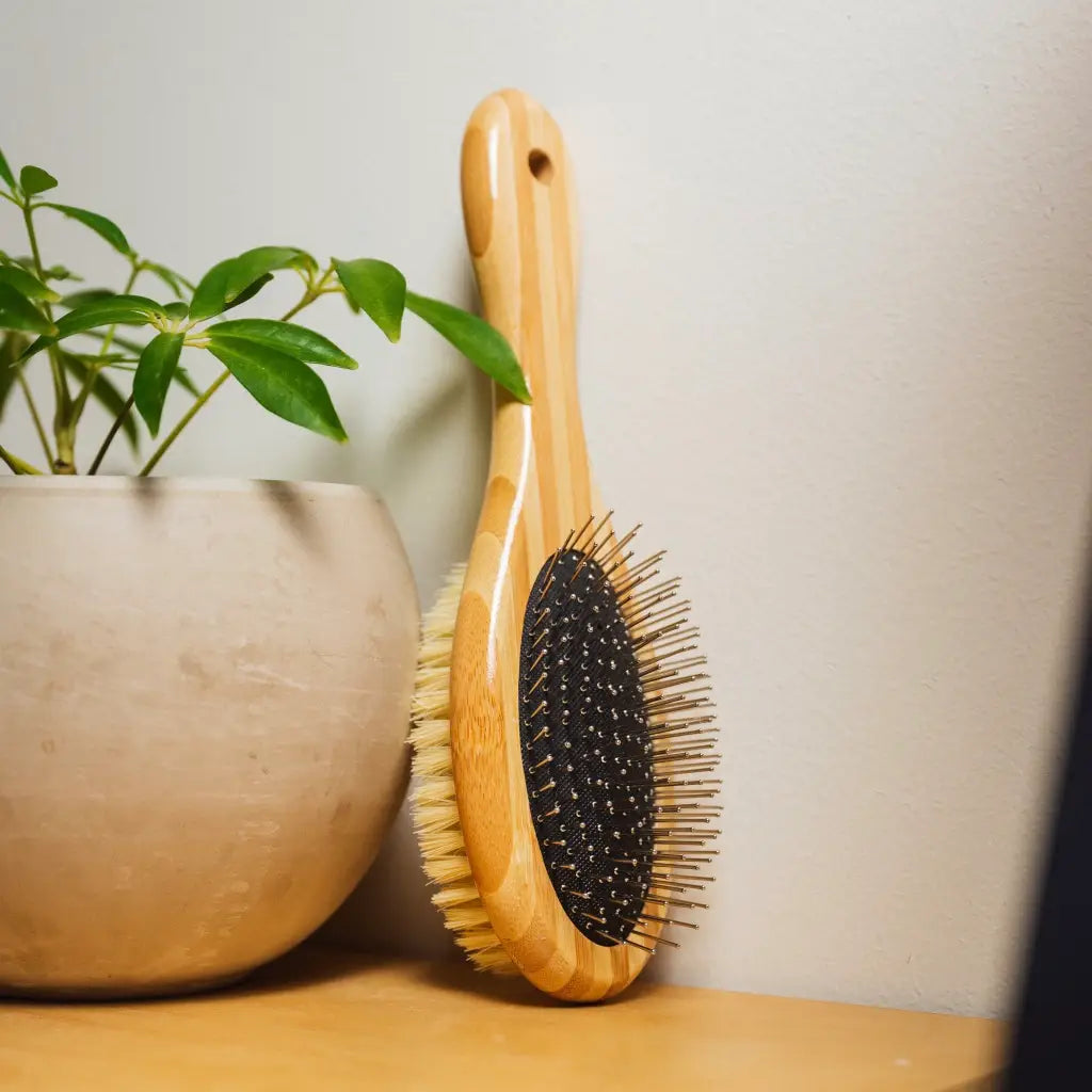 Bamboo Pet Grooming Brush