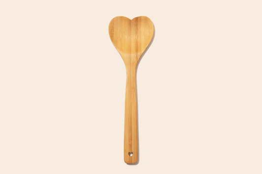 Bamboo Heart Serving Spoon