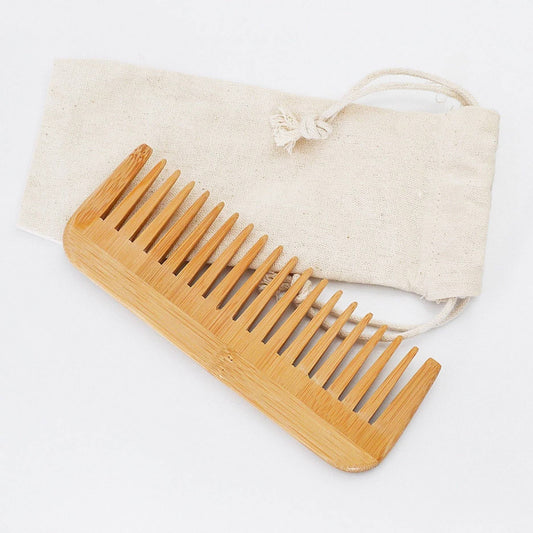 Natural Bamboo Comb Plastic