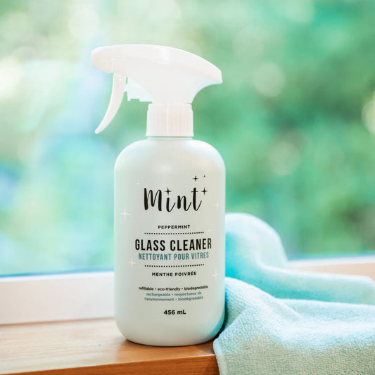 Mint Glass Cleaner, 500ml Bottle