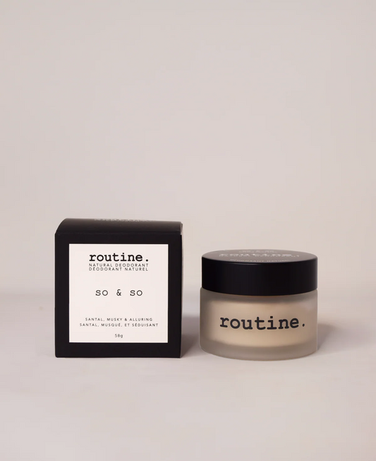 SO & SO 58g Deodorant Jar