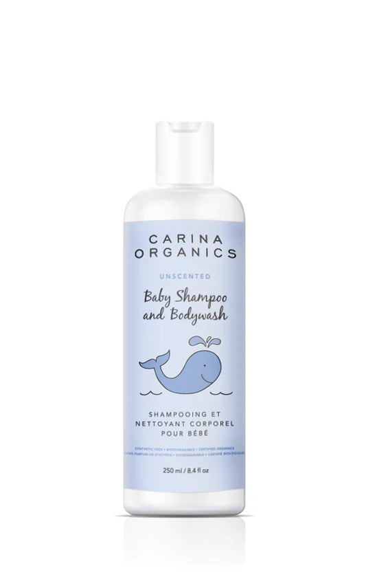 Carina Baby Shampoo & Body Wash, 250ml Bottle