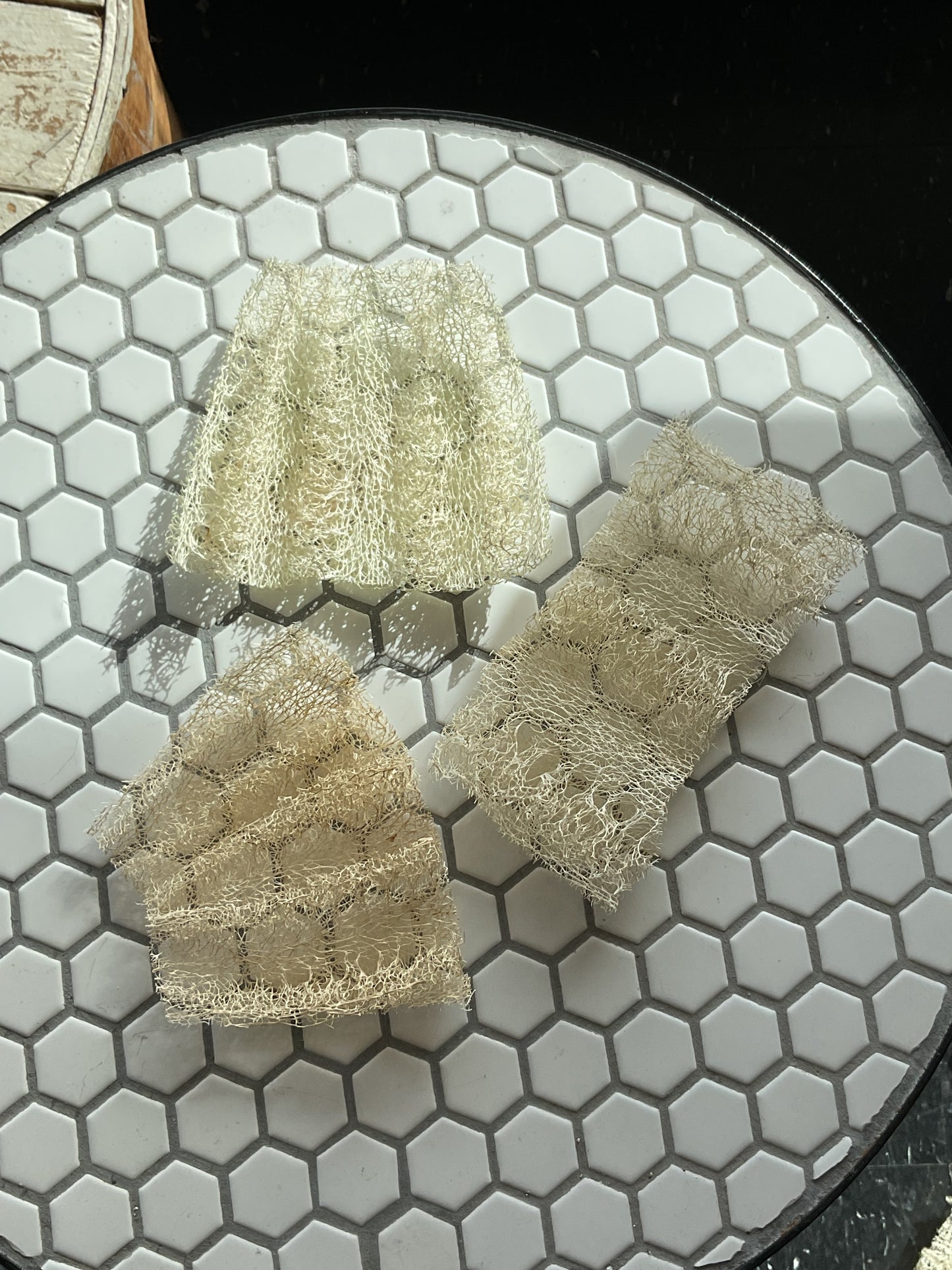 Locally Grown Luffa Soap Dish Liner