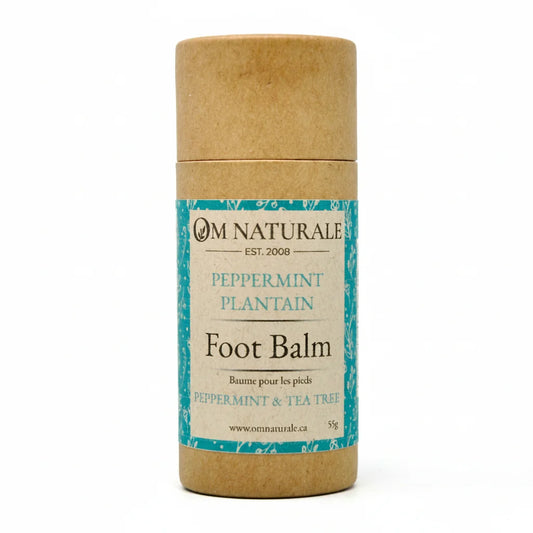 Om Naturale Peppermint Plantain Foot Balm