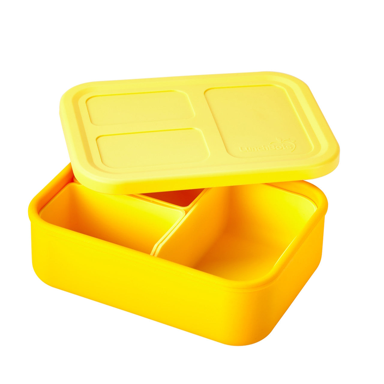 Lunchbots Build-A-Bento Medium Platinum Silicone Bento Box