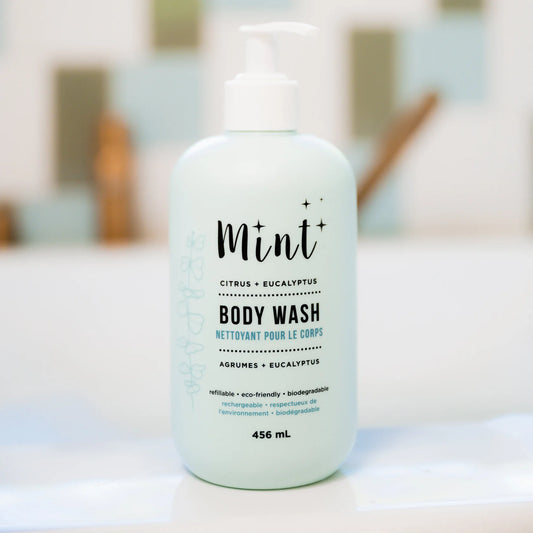 Mint Body Wash 456ml Refillable Bottle