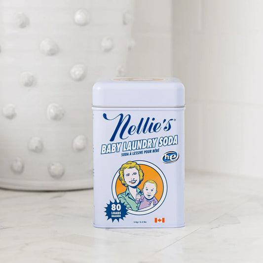 Nellie's Baby Laundry Soda, 80 Load Tin