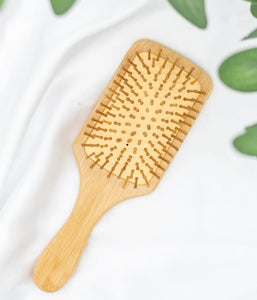 100% Biodegradable Bamboo Paddle Hair Brush