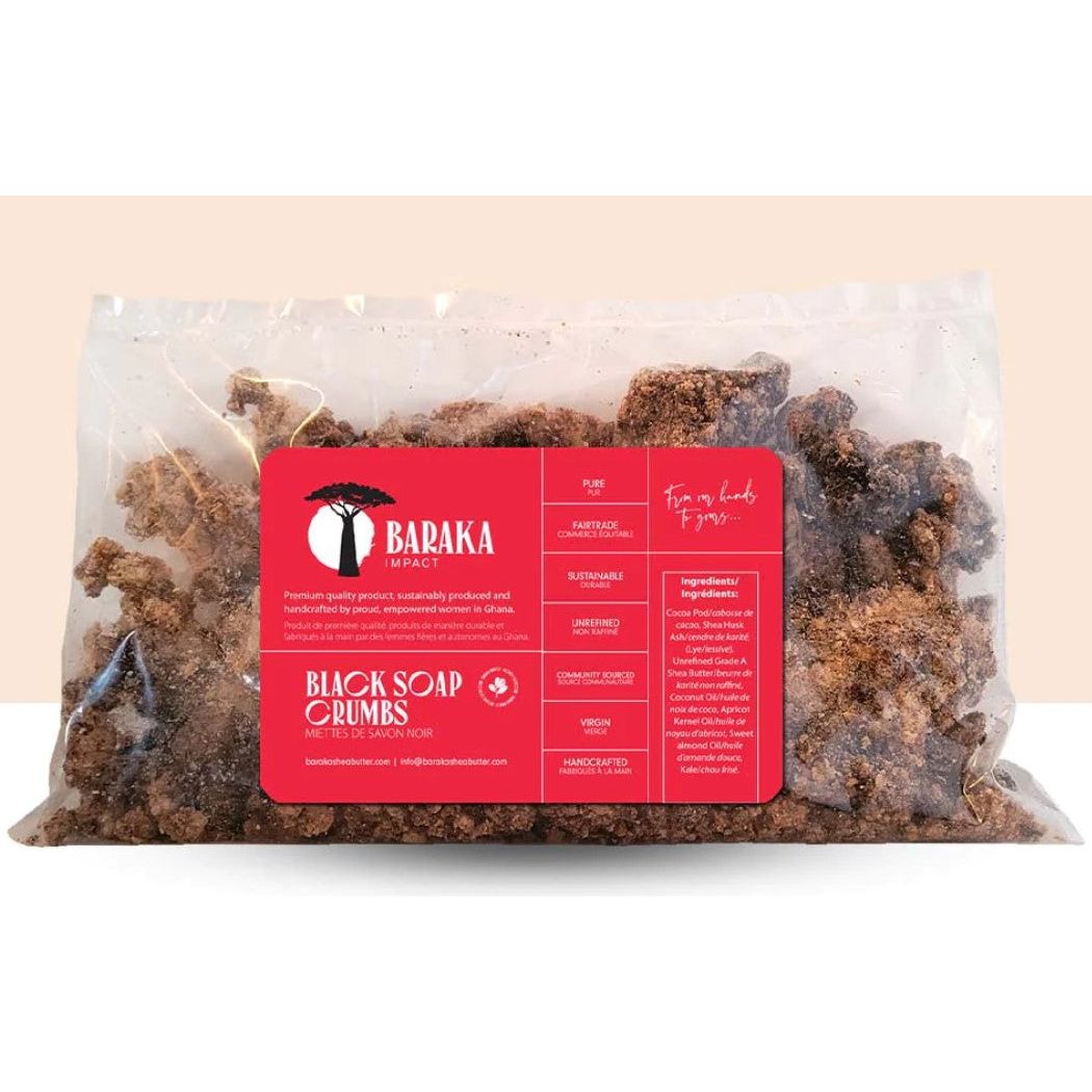 Black Soap Crumbs- REFILL/100g Online Order