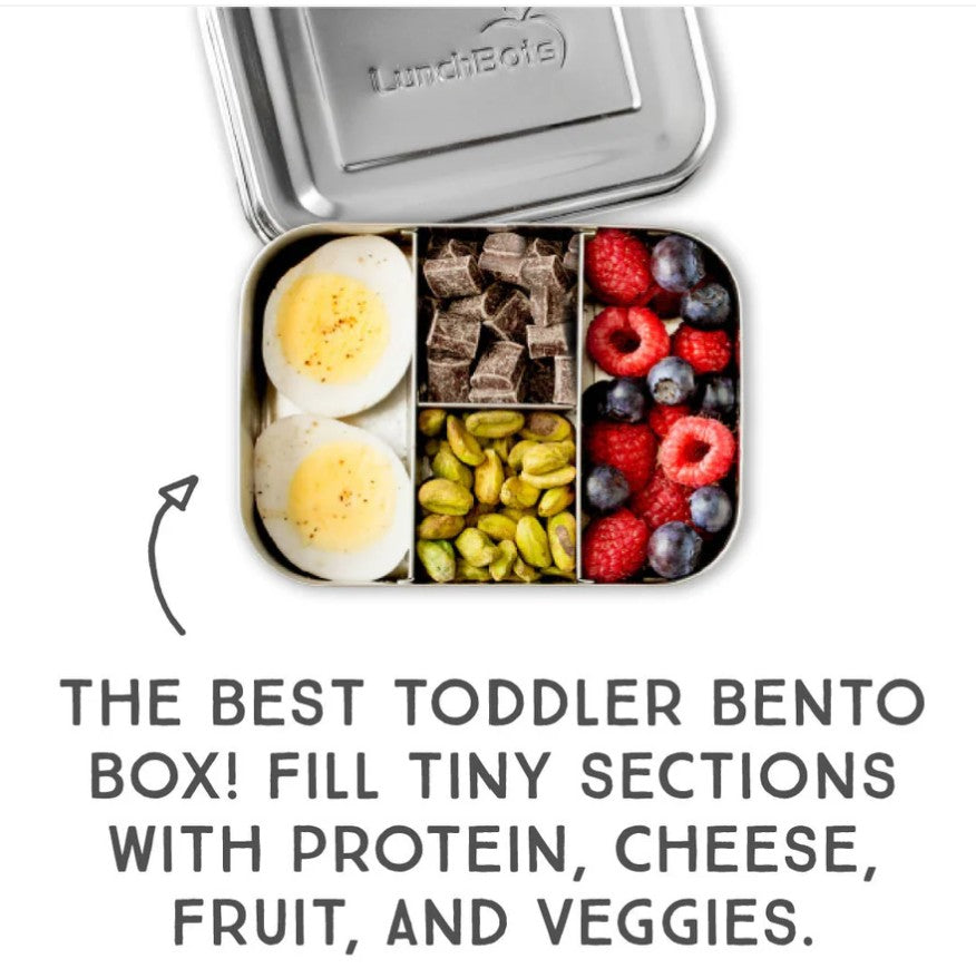 Lunchbots Small Stainless 4-Compartment Protein Packer Bento