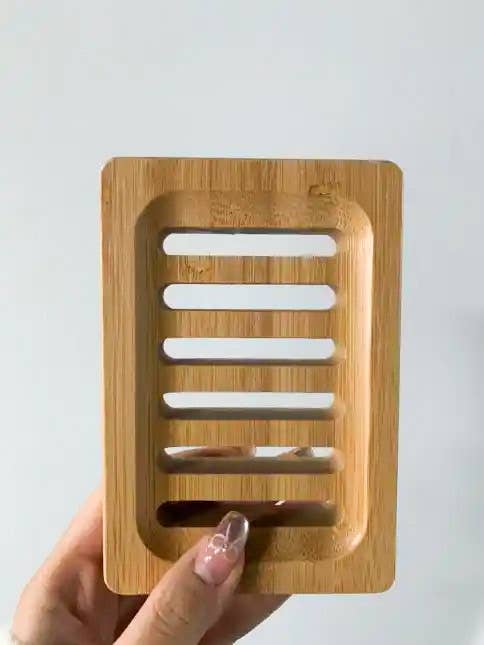 Plastic Free Natural Bamboo Soap Dish