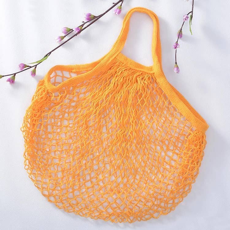 Eco-Friendly Cotton Net Market Tote – Reusable & Organic