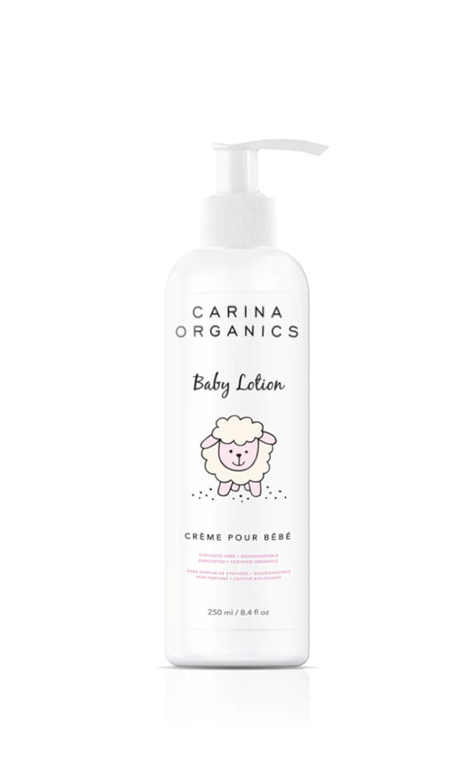 Carina Unscented Baby Lotion, 250ml Bottle