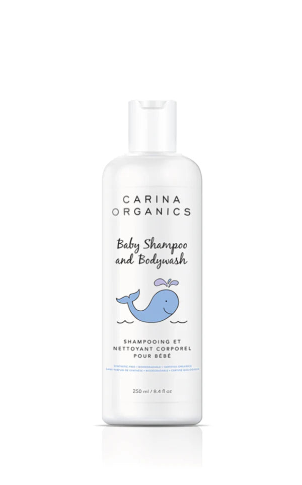 Carina Baby Shampoo & Body Wash, 250ml Bottle