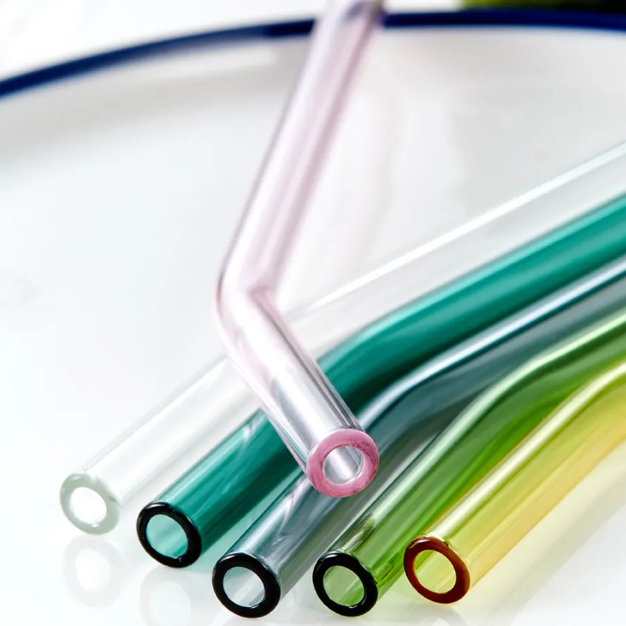 Glass Straw - Bent -180x8mm