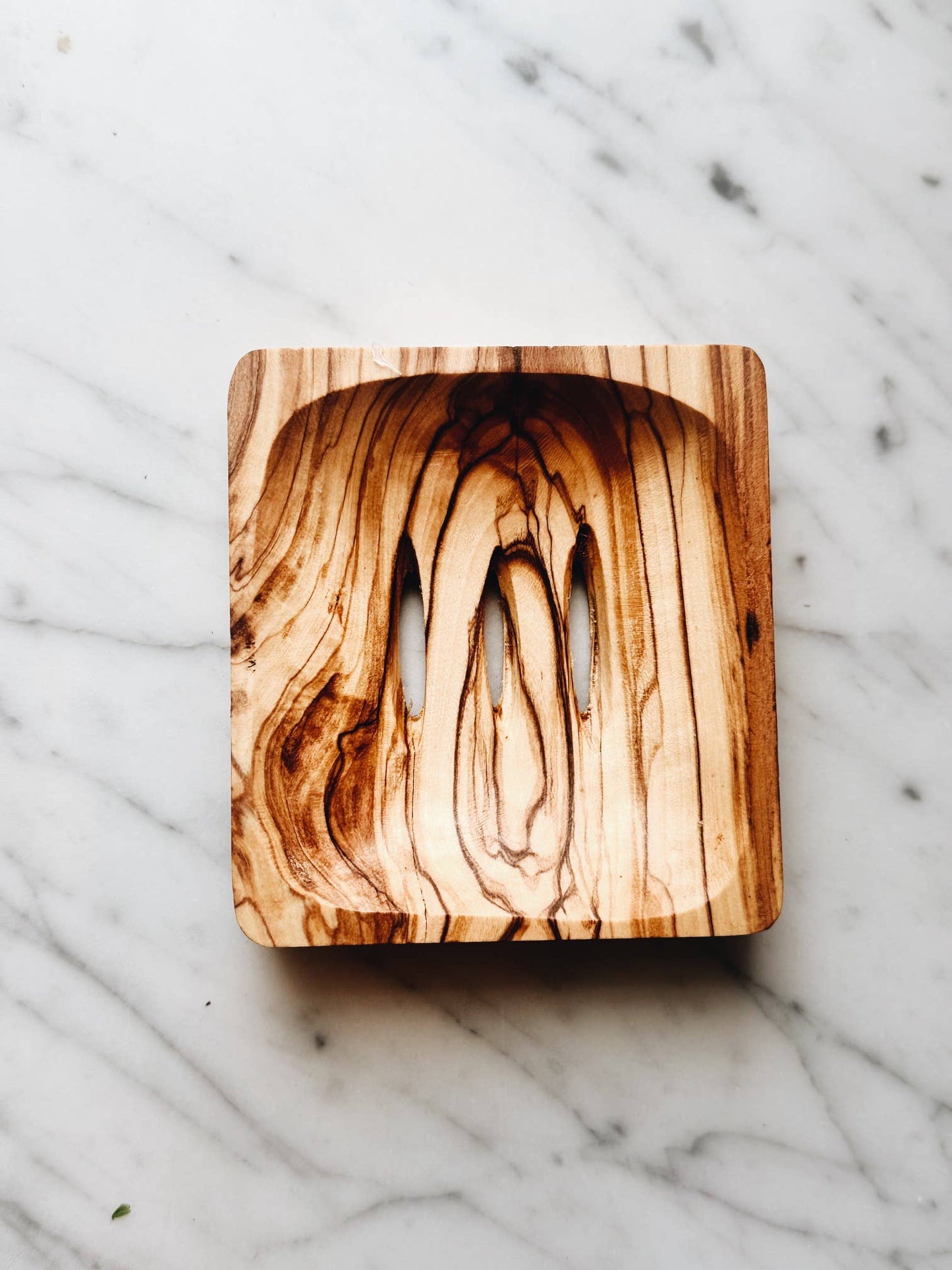 Under the Olive Tree, Olive Wood Soap Holder