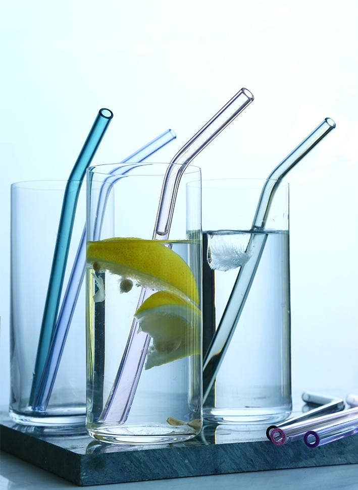 Glass Straw - Bent -180x8mm