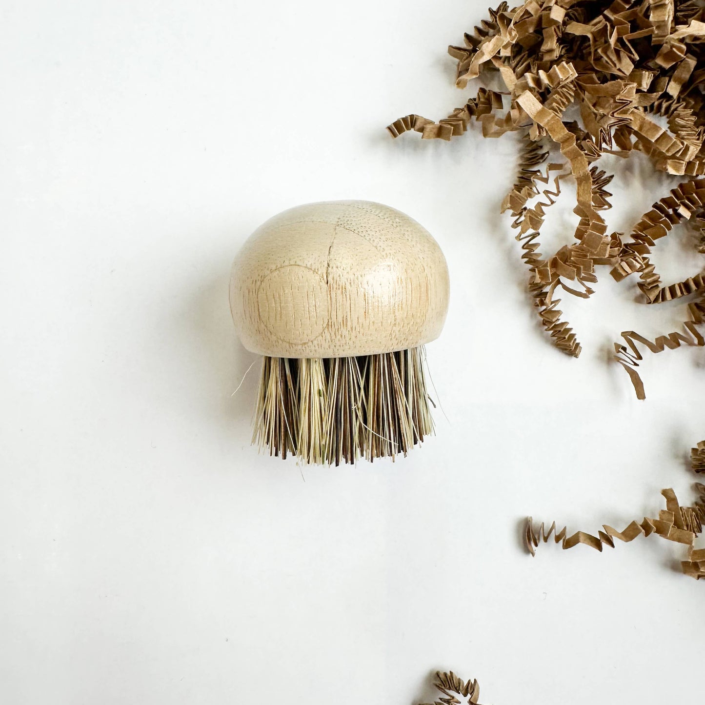 Bamboo Mushroom Brush with Natural Bristles
