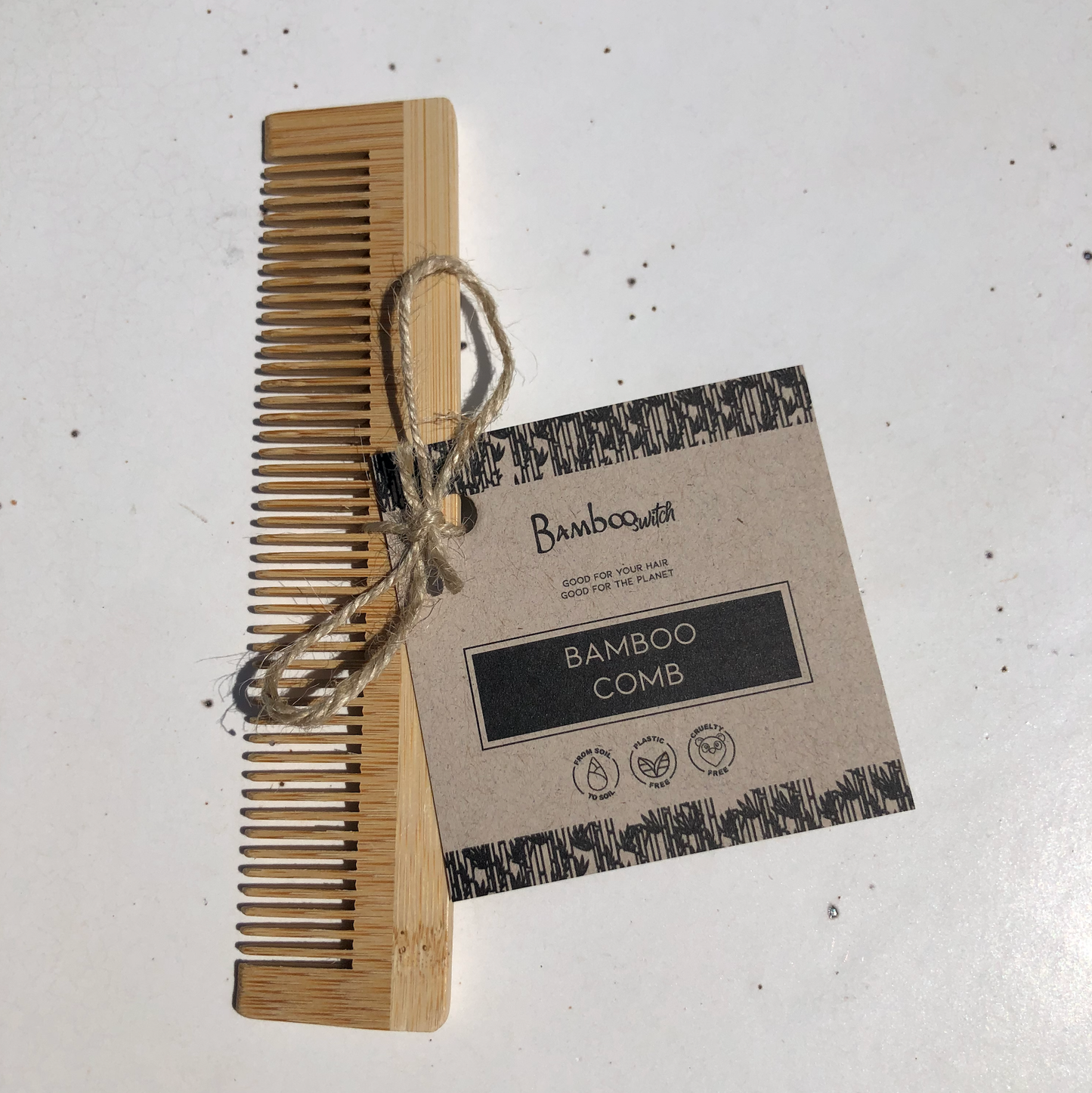 Natural Bamboo Comb