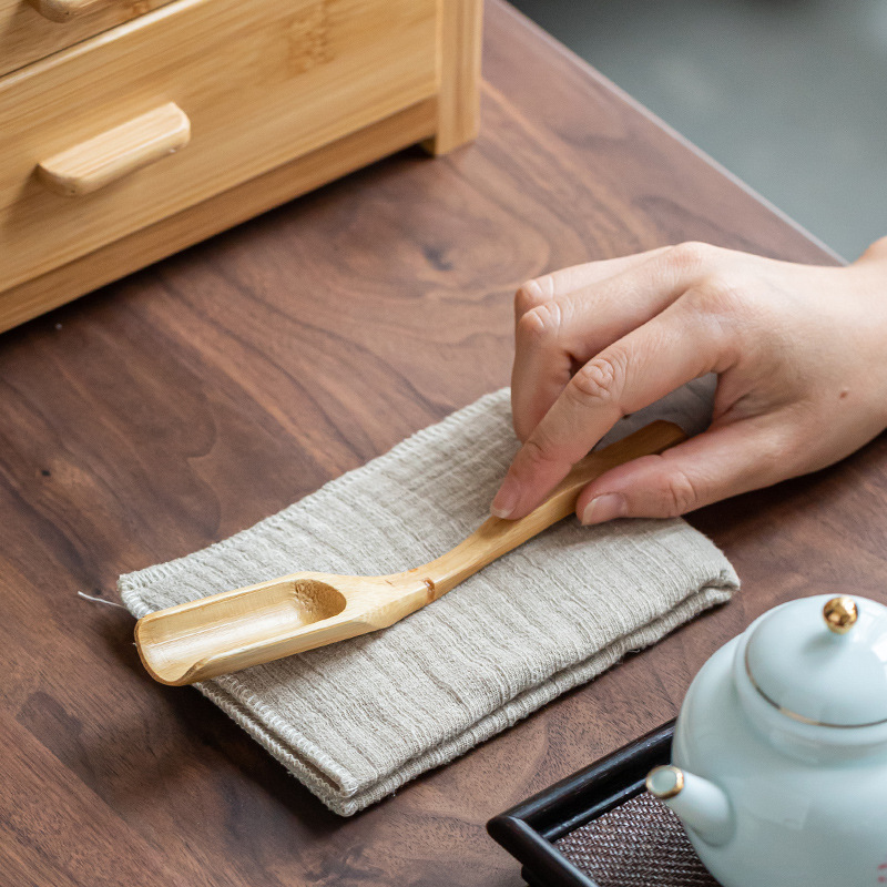 Natural Bamboo Wooden Tea Spoon - 17cm