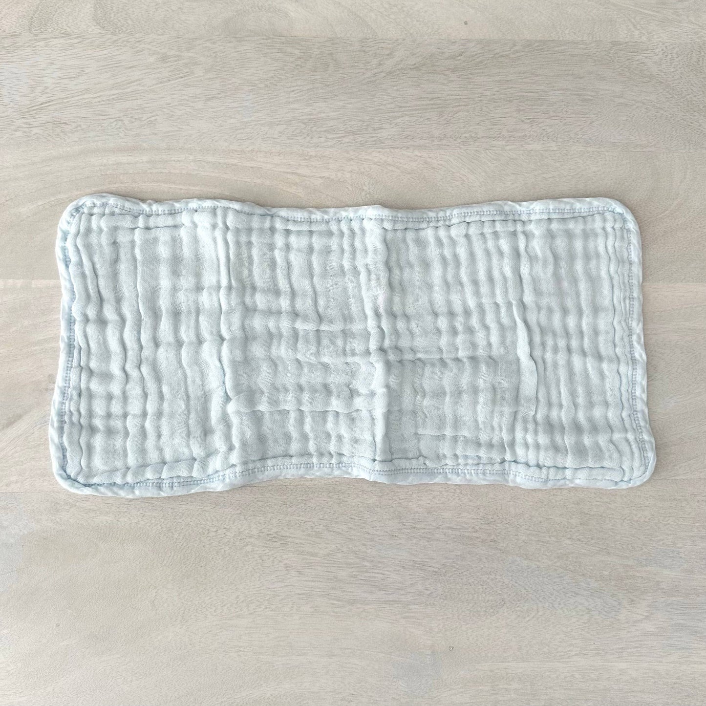 Muslin Burp Cloth Gauze Towel Baby Blue
