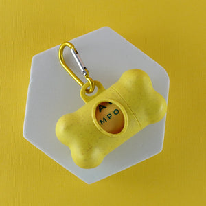 Monty's Wheat Straw Dispenser with 15 Cornstarch Poop Bags