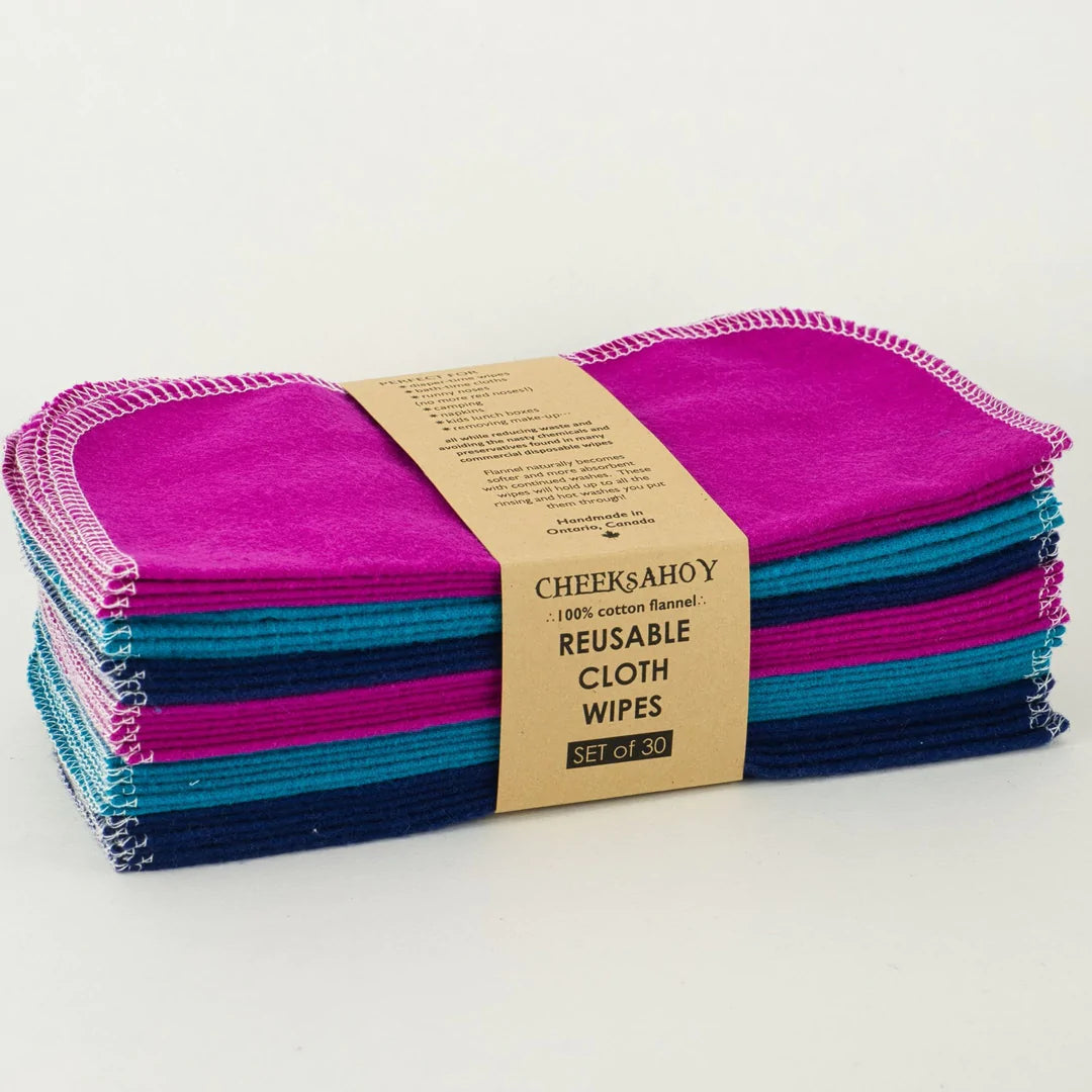 Reusable Cloth Wipes- 30 pack