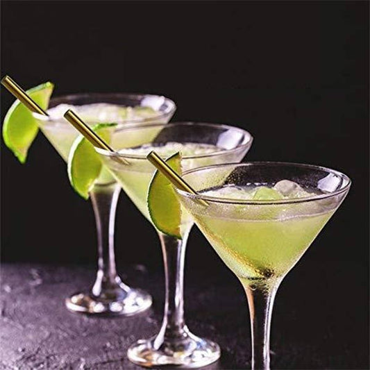 Margarita Straw - Silver - 150 x 6 mm - Reusable Straw