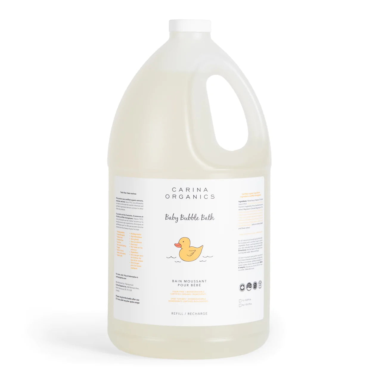 BULK Carina Baby Bubble Bath- 4L