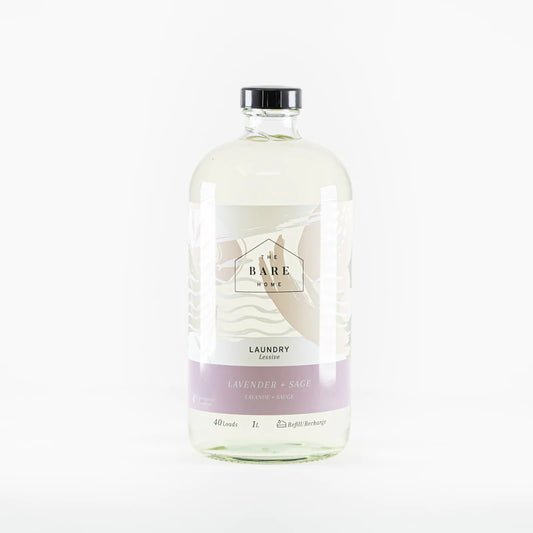 Laundry (Lavender + Sage) 1000 ml Bottle Lavender + Sage Laundry  - Refillable