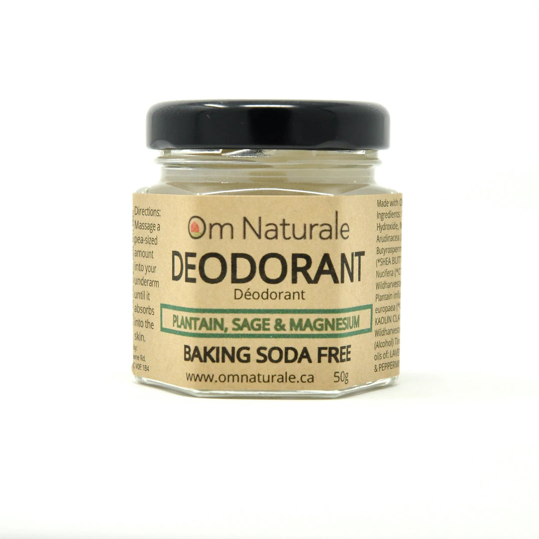 Natural Deodorant, 60g Glass Jar