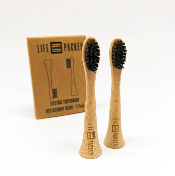 Bamboo Electric Toothbrush Head - 2 Pack