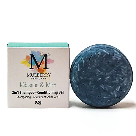 Conditioning Shampoo Bar: Hibiscus Mint
